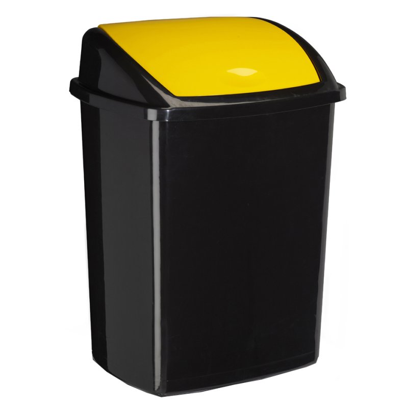 cep afvalbak ROSSIGNOL, inwerpklep, 50 liter, blauw